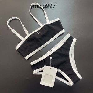 Patroon cc kanaal Letter chanels dames luxe set bikini's designer badkleding Kleding pak strand badmode Zwemmen sexy mode meisjes badpakken zomer gebreid G2BG 70QO