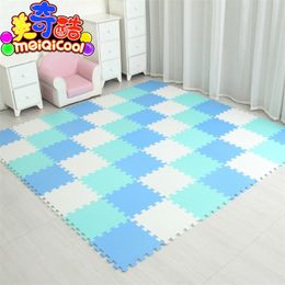 Modèle mousse enfants tapis tapis fendu joint EVA bébé tapis de jeu intérieur doux activité Puzzle tapis 29X29cm0.8cmépaisseur 220624