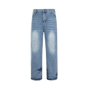 Pantalon de jeans à jambe de motif pour hommes Femmes 1: 1 Pantalon de joggeurs lavés de haute qualité