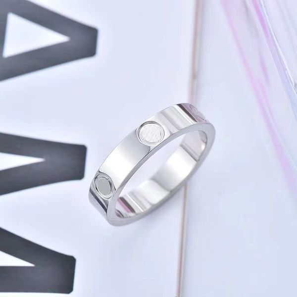 Patrón amor diseñador anillo novia hip hop lujo bague grueso moda regalo helado anelli oro plata color anillo grabado mujeres anillos ZB039 F23