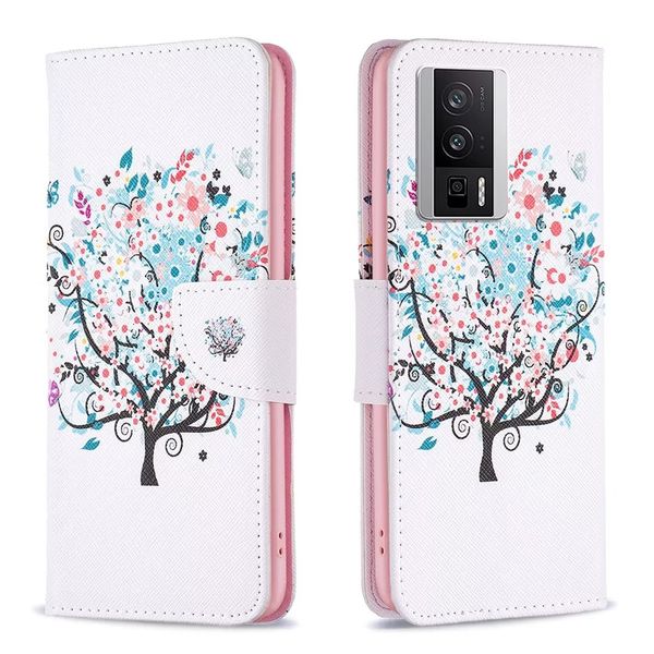 Fundas con patrones para Xiaomi 13 12T POCO M4 Redmi 12C K60 Note 12 A1 Plus 10C 10A Pro 4G 5G Funda de cuero tipo billetera para teléfono