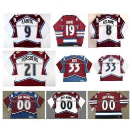 PAUL GH CCM Avalanche KARIYA Hockey Jersey ROB BLAKE TEEMU SELANNE THEOREN FLEURY Joe Sakic Claude Lemieux PETER FORSBERG Patrick Roy RAY zeldzaam