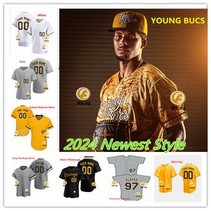 Paul Skènes Mitch Keller Baseball Jersey 51 David Bednar 10 Bryan Reynolds 48 Luis Ortiz 65 Jack Suwinski 13 Ke'bryan Hayes 15 Oneil Cruz Jerseys cousus personnalisés