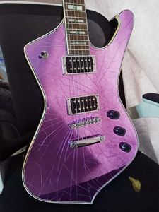 Paul Stanley Kiss PS2CM Purple Cracked Mirror Guitare Electric Guitar Livraison gratuite