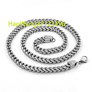 PAVA – collier chaîne Franco personnalisé pour hommes et femmes, 3mm 4mm 5mm 6mm, chaîne punk en acier inoxydable, hip hop unisexe