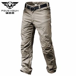 Pavehawk Zomer vrachtbroek Mannen Khaki Zwart Camouflage Army Tactical Military Work Casual broek Jogger jogger Sweatpants streetwear 220713