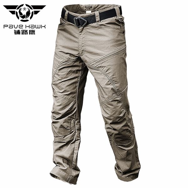Pantalon de cargaison d'été Pavehawk Hommes Kaki Black Camouflage Armée Militaire Militaire Travail décontracté Jogger Swewings Streetwear 220323