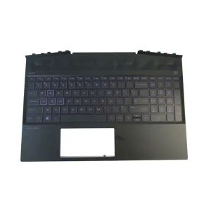 NEW For HP 15-DK TPN-C141 Laptop Palmrest Upper Top Case Housing Cover C Shell Notebook US Keyboard L57596-001