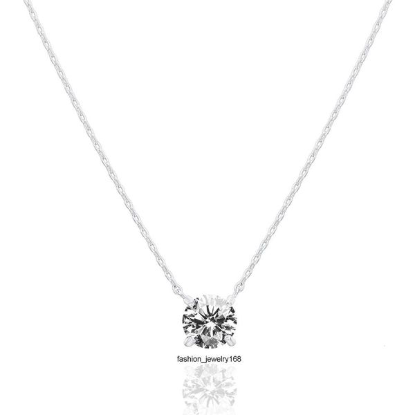 PAVOI Collier ras du cou délicat en cristal plaqué or 14 carats (7,3 mm) CZ | Colliers en or pour femmes