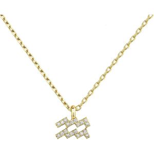 PAVOI 14K Gold Plated CZ Astrology Necklace Astrology Necklace | Astrology Gifts For Women | Zodiac Necklaces