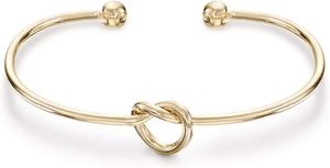 PAVOI Pulseras infinitas chapadas en oro de 14 quilates con nudo Forever Love para mujer |Pulsera de Oro para Mujer