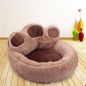 Paw Pet lit pour chiens chats doux canapé nid paniers pour chiens automne et hiver polaire chaud chenil chiot maison Y200330