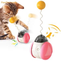 PawPartner Cat Jouets interactifs Funny Ball Teaser Jeux de gobelet auto-jouants Résistance aux rayures Attraper des accessoires de chaton 240309