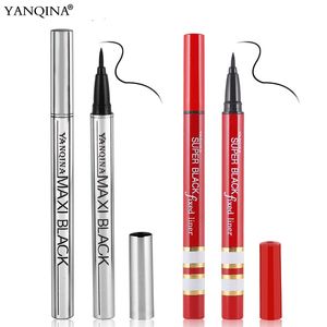 HOT Makeup Brand YANQINA Eyeliner Lápiz Impermeable Black Eyeliner Pen No Blooming Precision Liquid Eye liner