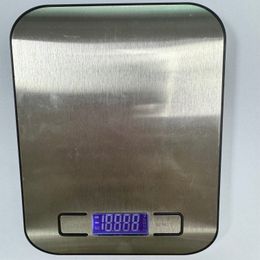 Keukenweegschaal Voedselmeting Draagbare laboratoriumgewichtsbalans Pocket Gram LED elektronische weegschaal 5000 g x 1 g
