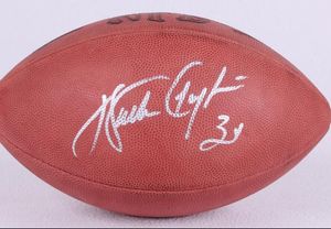 Payton KELCE MAHOMES Barkley MANNING WITTEN Gesigneerd Gesigneerd gesigneerd handtekening auto Autograaf Collectable collectie sprots Basketbal bal memorabilia