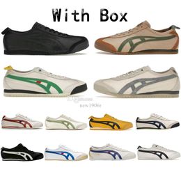 Met doos Mexico 66 Casual schoenen vrouw heren sneakers wit blauw beige gras groen doden Bill Birch India inkt 35-45