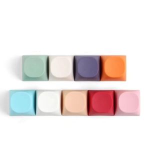 PBT blanco dikke sferische keycap aangepast DIY 10Key Cherry Profile gamer 1u 1x keycaps schattig voor mechanisch toetsenbord MX -schakelaars