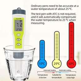 PC-101 PH METRIER ORP CHLOINE METTERS TDS TSETS SALITY TESTER