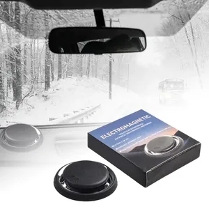 PC Black Car Defroster De-ICER Electromagnétique Deicer Solar Fragrance Perfume Intérieur Durable Accessoires Air Faiilles d'air