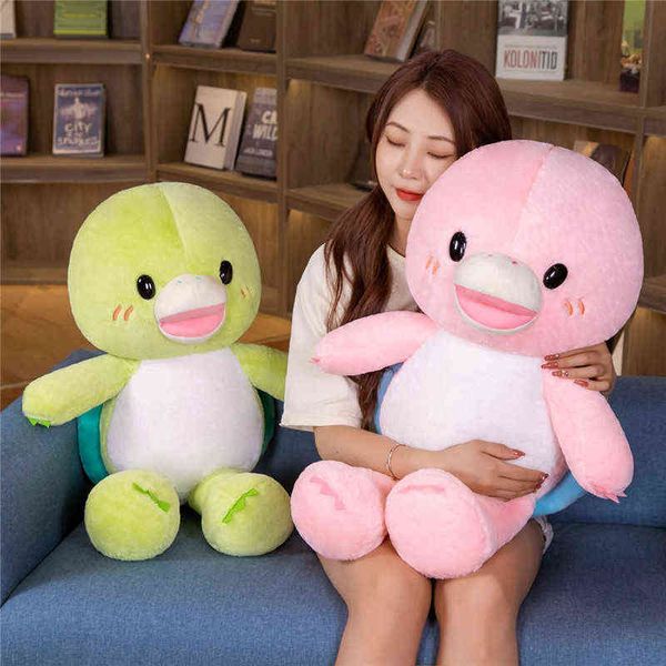 PC CM Super Soft Turtle Cuddle Relleno Sea Pop Niños Niños Animal Peluche Bebé Calmar Juguetes Regalo de cumpleaños J220704