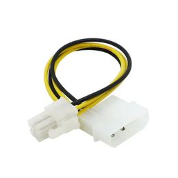 PC Computer voeding PSU EPS ATX/12V 4 PIN IDE MOLEX NAAR MOETBORD 4-PIN P4 CPU PROWER-ADAPTER CONVERTER CORD KAVE KAVER
