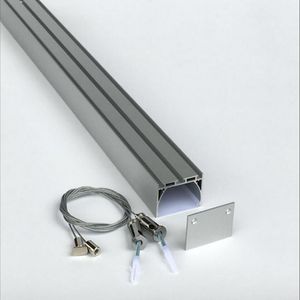 Gratis verzending PC Diffuser aluminium lichaamsprofiel u slot aluminium profiel voor led strip