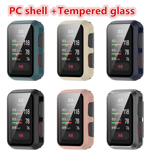 PC Edge Screen Glass Protector Case Shell Cadre pour Huawei Watch D Smart Watch Protective Halled Cover Accessoires