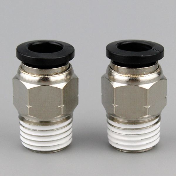 Conector rápido neumático de PC Hilo masculino NPT 1/8 