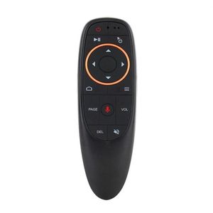 Controles remotos de PC G10G10S Control de voz Air Mouse con USB 24GHz Inalámbrico 6 ejes Giroscopio Micrófono IR para Android TV Drop Entrega Otczd