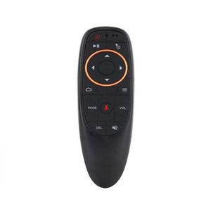 Télécommandes PC G10G10S Commande vocale Air Mouse avec USB 24Ghz sans fil 6 axes Gyroscope Microphone Ir pour Android TV Drop Livraison Otpru