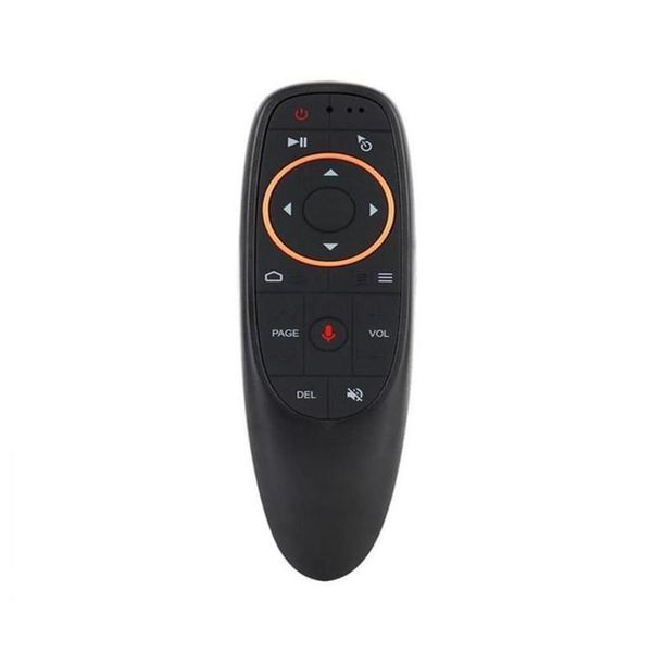 Controles remotos de PC G10G10S Control de voz Air Mouse con USB 24GHz Inalámbrico 6 ejes Giroscopio Micrófono IR para Android TV Drop Entrega OTL2Q