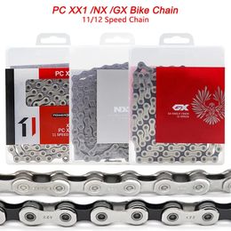 PC XX1 NX GX EAGLE 1X12S 11S 12S 12V 12 Snelheid MTB Bicycle Mountain Bike Chain Power Lock Link Originele onderdelen 231221