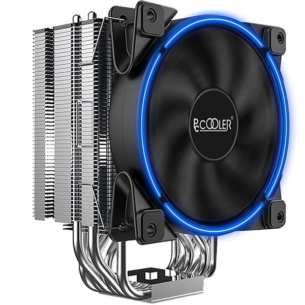 PCCOOLER GI-R66U ventilateur refroidisseur d'air CPU 120mm PWM AIO 300W radiateur silencieux ordinateur PC boîtier de jeu refroidissement pour Intel AMD