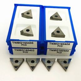 PCD Diamond Insert TNMG160402 TNMG160404 TNMG160408 pour le traitement des outils de coupe PCD en cuivre et en aluminium