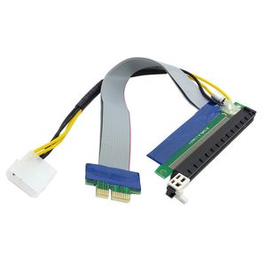 PCI-E 1X Slot Riser Express 1x To 16x Extender Extension Ribbon Flex Cable PCI-Express Lead 19CM