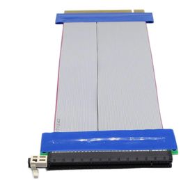 Cable extensor PCI-E SinLoon PCIe-16x a 16x Cable extensor de tarjeta adaptador vertical GPU flexible para minería Ethereum ETH L = 8 pulgadas (16X16)