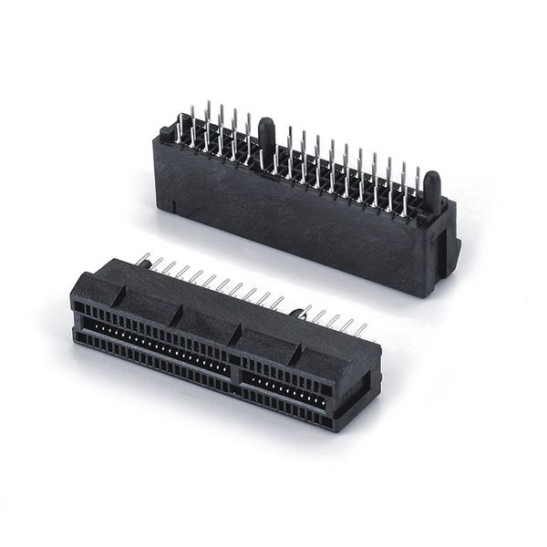 Adaptateur de fente PCI-E PCI Express 4X 64 broches, convertisseur noir, Protection de l'environnement