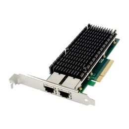 PCI-E X8 X540 RJ45 double Port 10 Gigabit serveur carte réseau Ethernet adaptateur réseau convergé