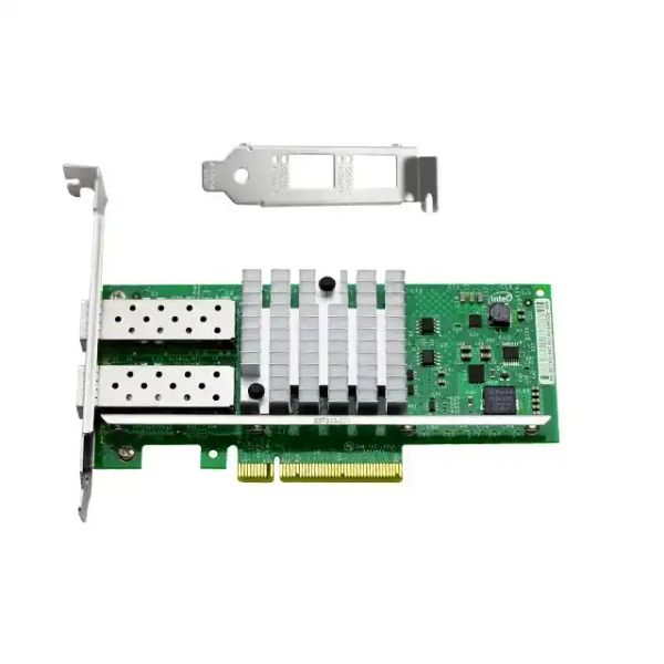 Tarjeta de interfaz de red PCI Express x8 Dual SFP + puerto 10Gbps con X520-DA2, tarjeta de red de 1000 mbps adaptador ethernet usb-c lan