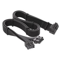 PCIE 5.0 12VHPWR Dual 8Pin Male naar 16pin (12+4p) Male Straight of Angle Elbow GPU Power Cable 18AWG voor RTX 40 RTX4000 RTX4080 RTX4090 Series Power Module