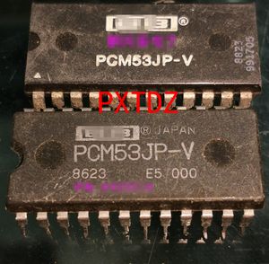 PCM53JP-V . Circuits intégrés PCM53JP-I Chips 16-BIT DAC / Dual in-line 28 pin dip Plastic Package, PCM53 PDIP28 Electronic Components ICs HiFi Audio decoding parts