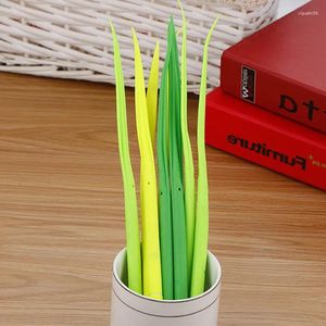 PCS Creative Small Fresh Simulation Grass Gel Student Student Soft Quality Office Signature Kawaii School Supplies