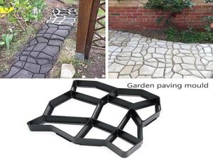 PCS DIY Béton en brique de moule en plastique Path Path Maker réutilisable en pierre de ciment Paver Walk Walk Moule pour le jardin Maison Autres bâtiments1252355