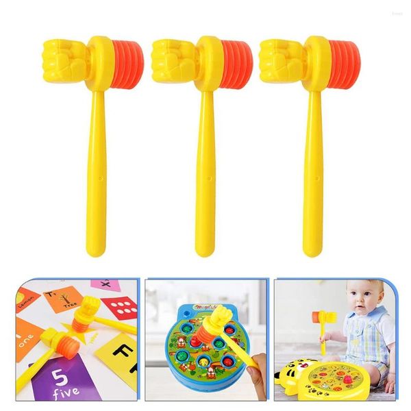 Uds. Martillo, herramientas para martillar, Mini juguetes, martillos de plástico para niños, mazo para golpear, accesorios de juego de banco, Jerrycan