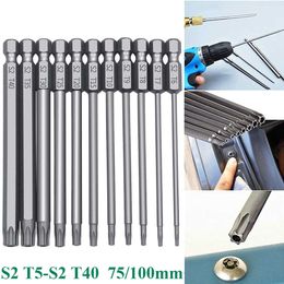 PCS HEX BITS DRUUT STRUWTE TRAPPROEP BEVEILING BOOT MAGNETISCHE BIT SET Torx schroevendraaier Flat Head FFC Hoogwaardige MM