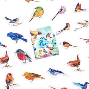 Pcs Kawaii Oiseaux Autocollants Pour Enfants Scrapbook Décor Fournitures Journalisation Enveloppes Planificateur Ordinateur Portable Album