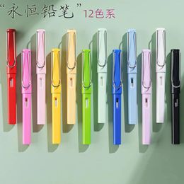 Pcs/lot Creative Candy Color Keep Writing Pencil With Eraser Cute Drawing Painting Pens School Office Supplies Wholesale