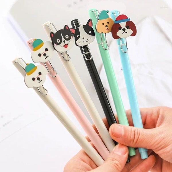Pcs / lot kawaii ami pour animaux de compagnie gel encre stylos neutral stylo mignon écriture de papeterie cadeau promotionnel