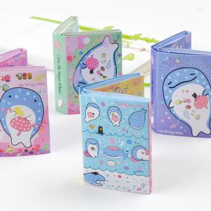 Pcs/lot Kawaii Ocean Whale 6 Folding Memo Pad Sticky Note Cute N Times Stationery Label Notepad Post School Supplies